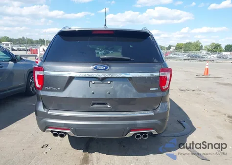 2018 Ford Explorer Platinum z USA, uszkodzony, nr VIN 1FM5K8HT6JGC90505